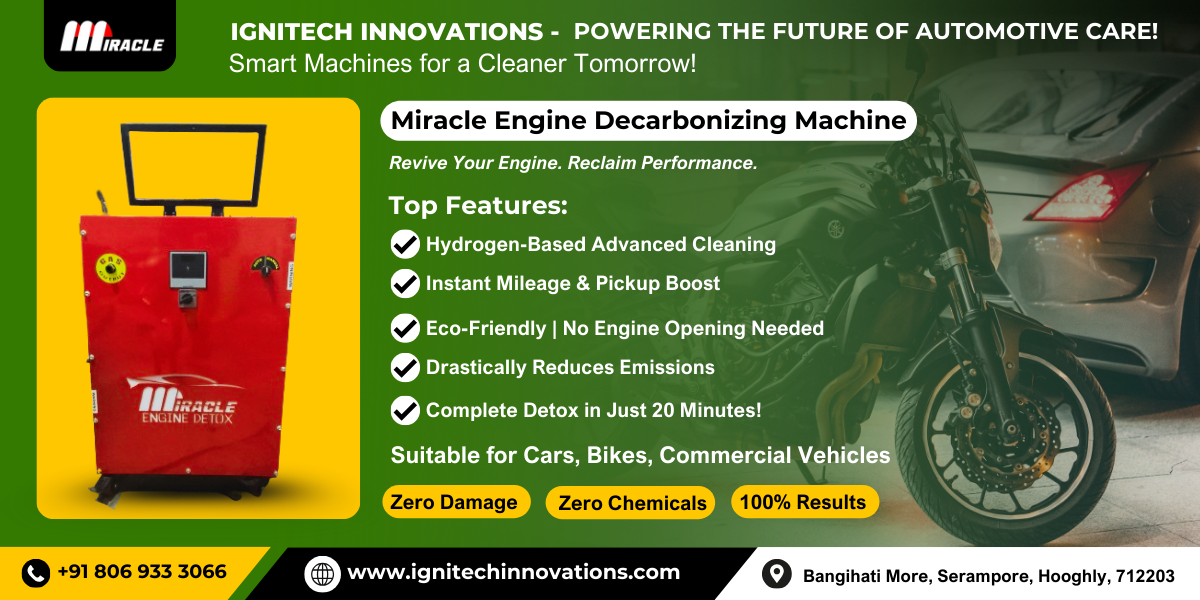 Innovations by IGNITECH INNOVATIONS puts these high-performing servicing machines on the tables of Indian Auto Sector