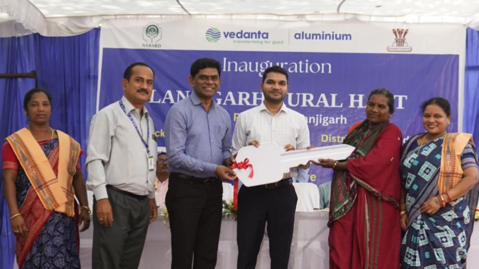 Lanjigarh Rural Haat: Kalahandi Collector dedicates 36 new shop rooms built by Vedanta and NABARD