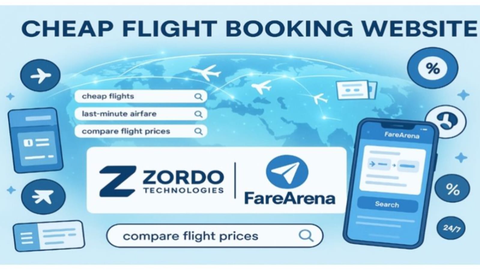 "FareArena" by Zordo Promises Affordable Flight Bookings with Easy Access and Great Deals