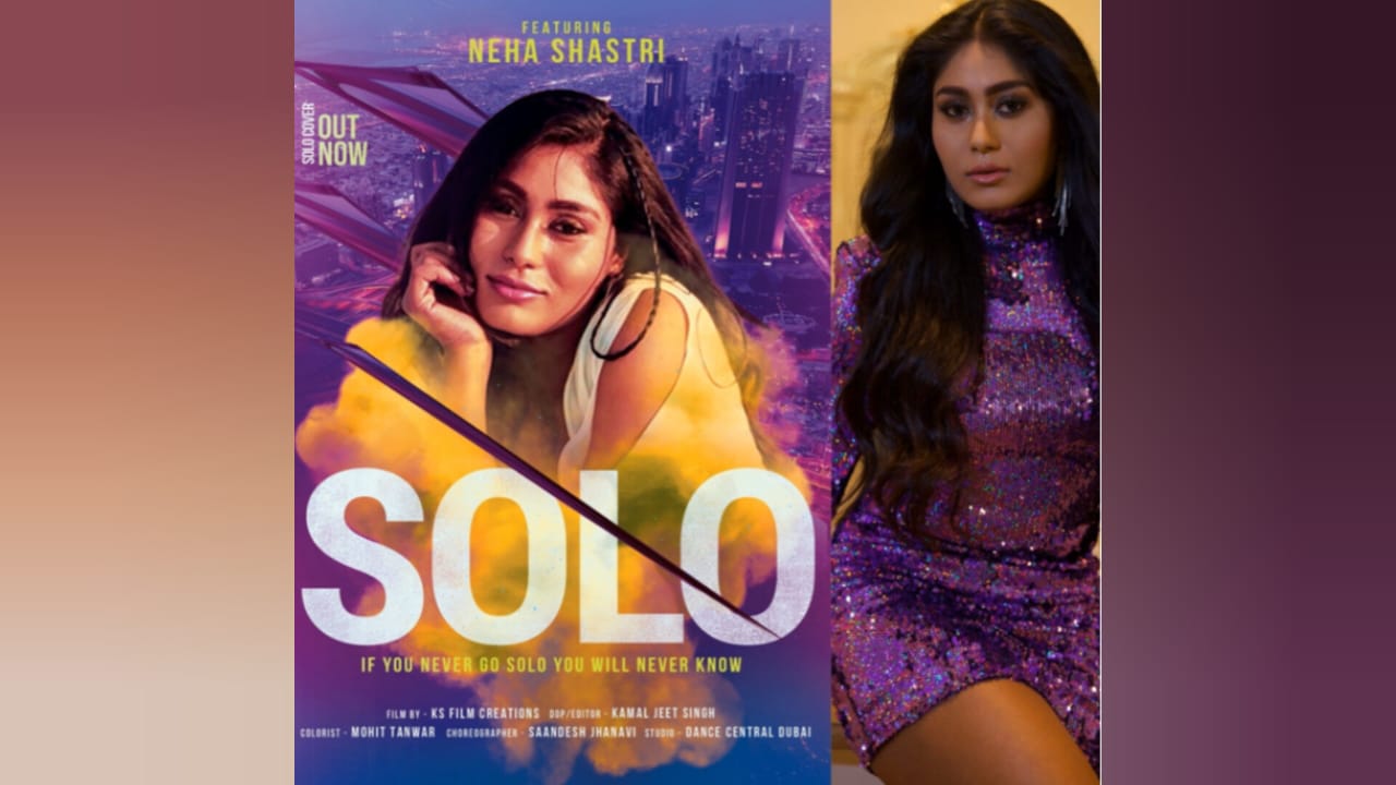 Nehaa Shastri Shines in New Music Video SOLO, Captivating Audiences with Her Glamorous Presence