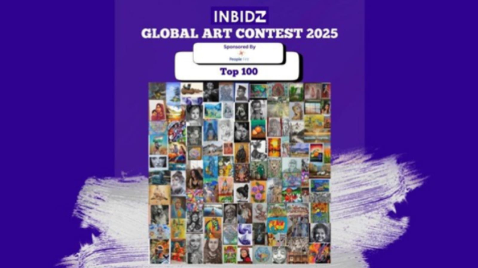 InBidz Global Art Contest 2025 Reveals Top 100 Artists from Over 15 Countries