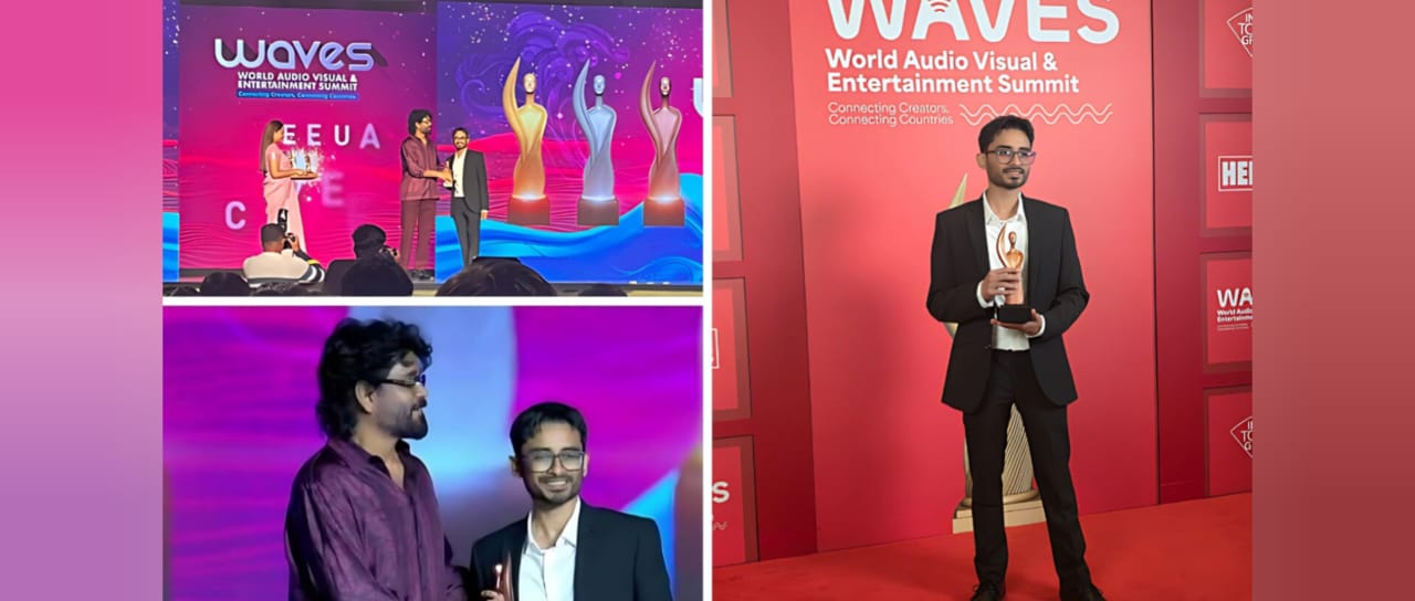 Sandeep Tripathy of STAS Canvas Wins WAVES 2025 Create in India Challenge Award for AI Avatar Creation