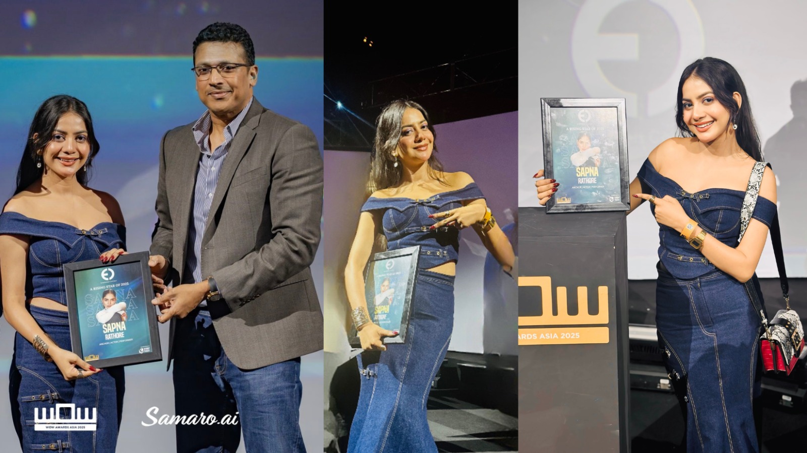Sapna Rathore Received the ‘Rising Star of 2025’ at WOW Awards Asia