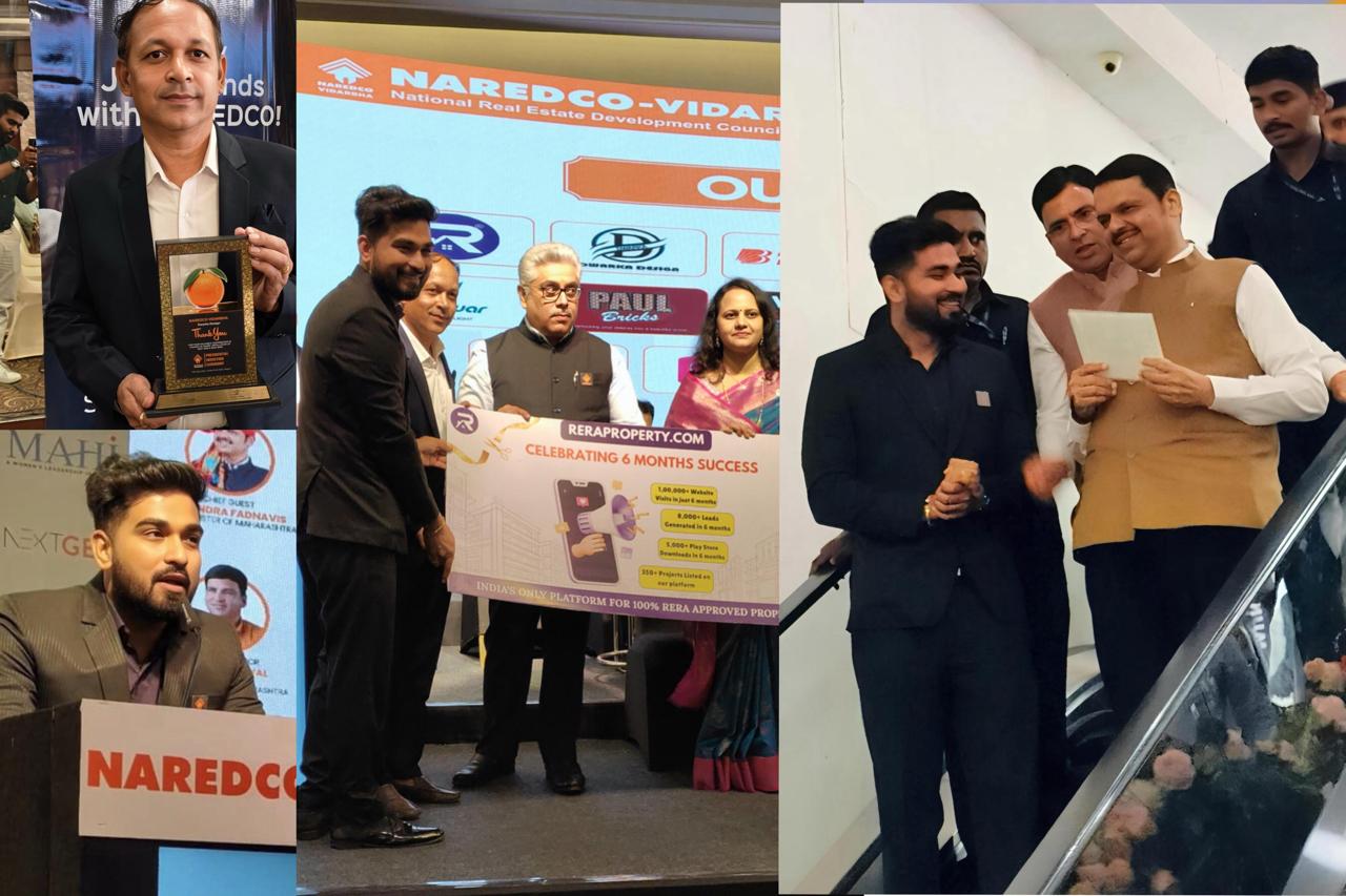 ReraProperty.com Awarded by NAREDCO and Recognized by CM Devendra Fadnavis — Leading the Real Estate Revolution in Nagpur and Vidarbha