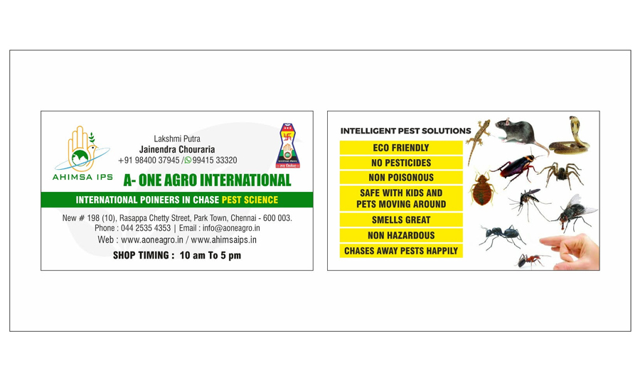 AHIMSA IPS: Revolutionizing Pest Control with Intelligent, Natural &amp; Eco-Friendly Pest Solutions