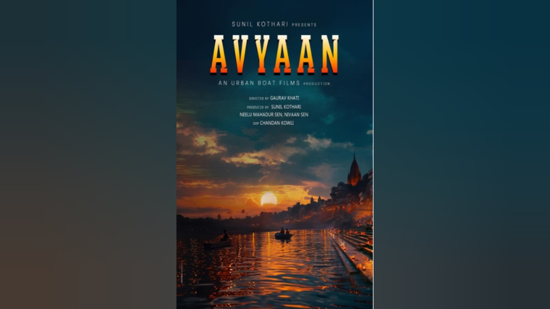 Sunil Kothari Unveils Title of His Most Awaited Film - AVYAAN