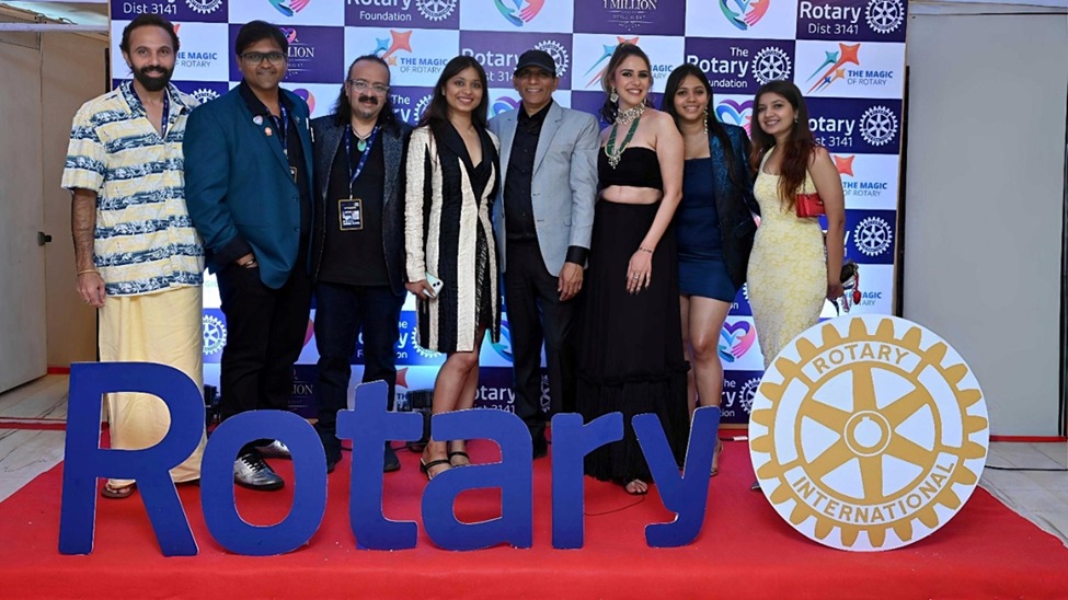 Rotary International District 3141, Mumbai, celebrates 1-Million-Dollar Fundraising Goal with Star-Studded Style Night Fashion Show Featuring Kochi's Designing Sensation Hari Anand
