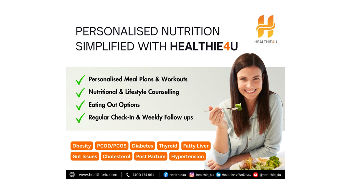 Healthie4U Empowers Wellness with Simple Indian Nutrition, Home Workouts &amp; Affordable Health Guidance