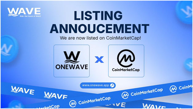 OneWave Secures Official Listing on CoinMarketCap, Accelerating Its Global Web3 Mission