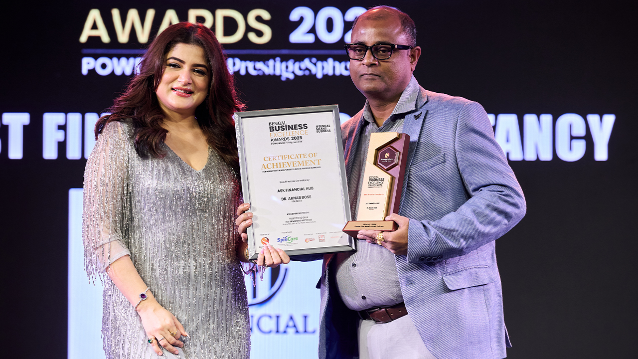 Dr. Arnab Bose of ASK Financial Hub Honoured at Bengal Business Excellence Award 2025 for Best Financial Consultancy