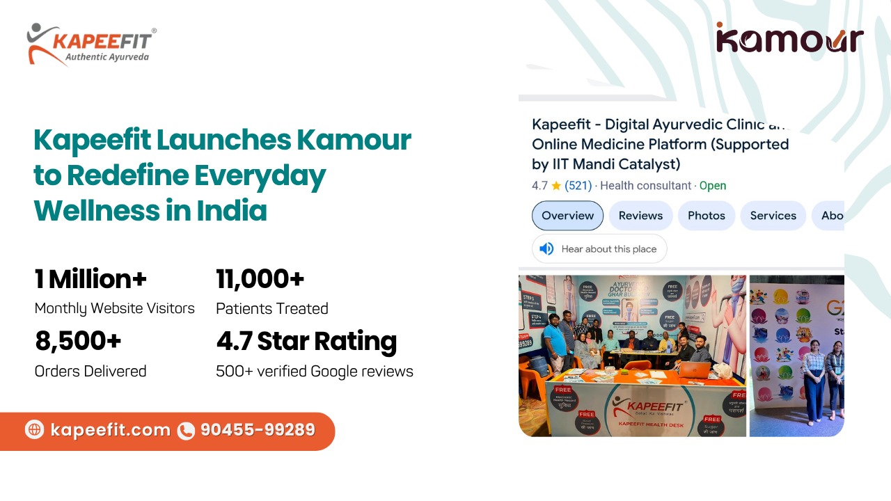 Kapeefit Launches Kamour to Redefine Everyday Wellness in India