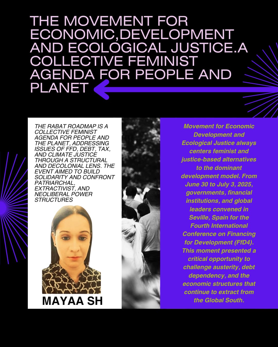 Mayaa SH Frequents The Side Event For  Fourth Conference on Financing for Development, Spain ..