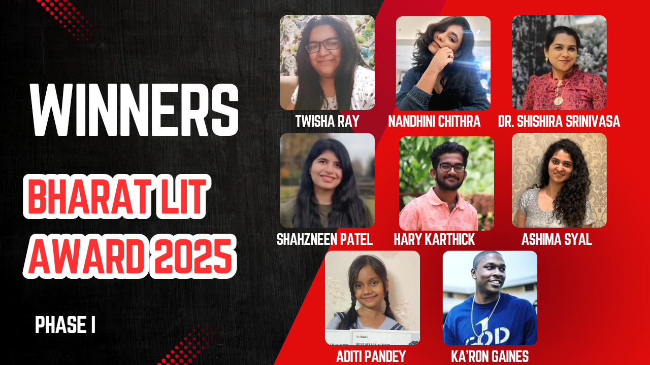 The Bharat Lit Award 2025 Winners List: India’s Brightest Literary Voices Recognised by Cherry Book Awards