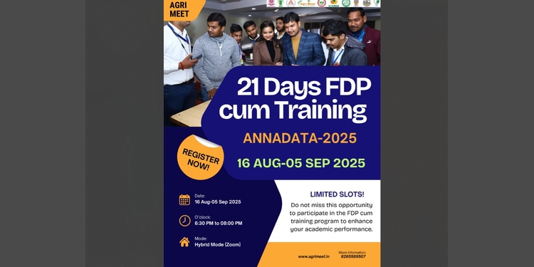Dr. Ankur Sharma Leads ANNADATA–2025: Revolutionizing Agricultural Education in India
