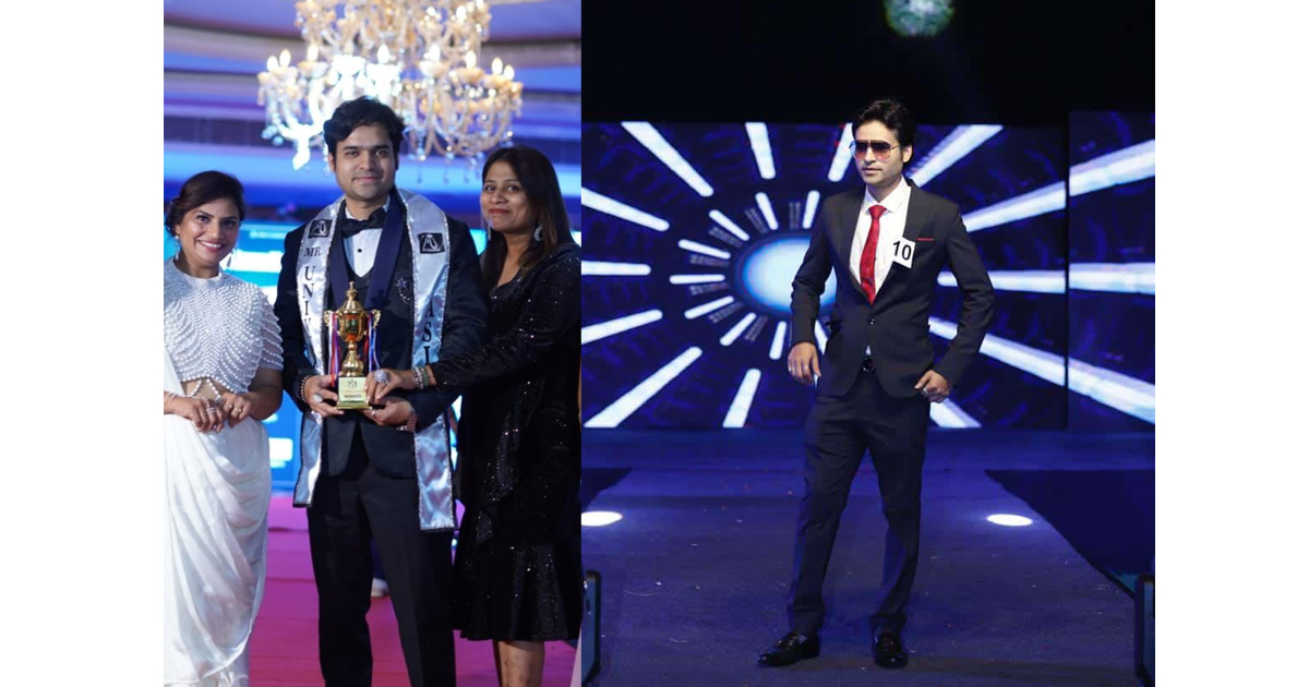 Mohd Haider Mukhtar Khan reprsenting Asia at Mr Universe