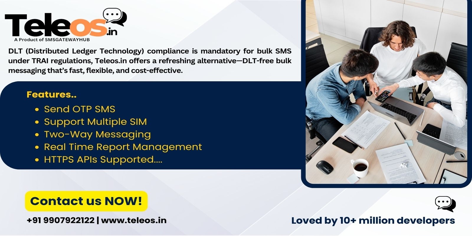 Revolutionizing Bulk SMS: How Teleos.in Enables DLT-Free Messaging in Globally