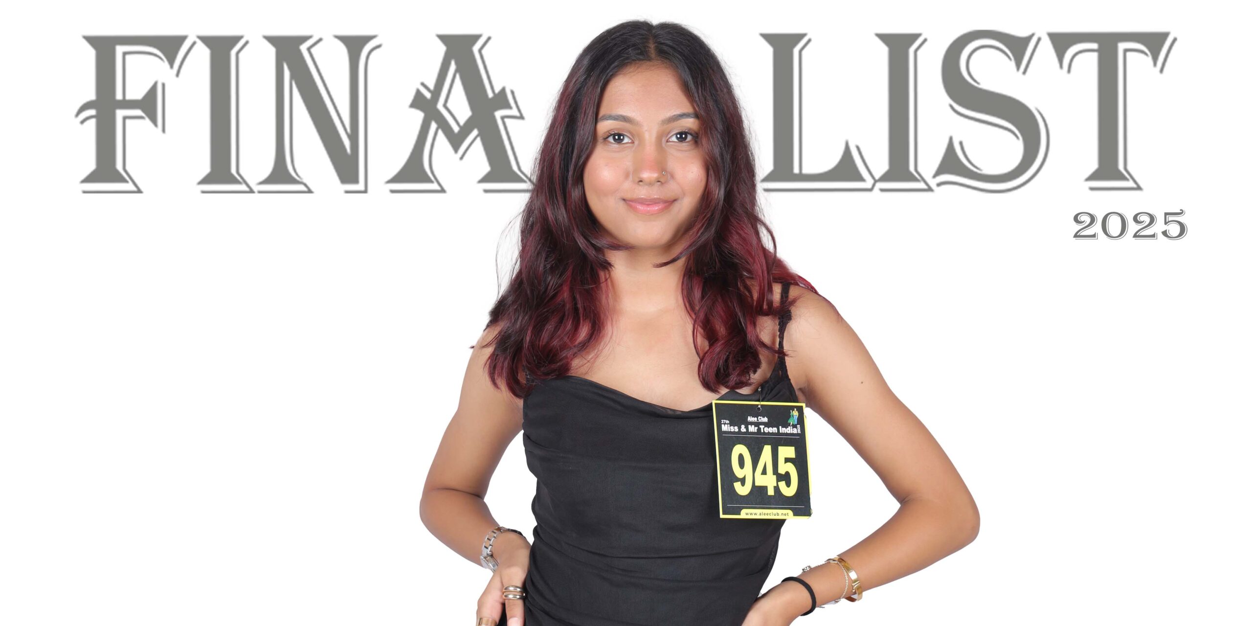 Jegnaxi Patel Selected as Finalist in Alee Club 27th Miss & Mr Teen India 2025