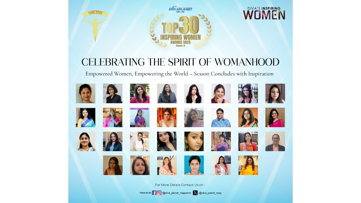 Winners of Top 30 Inspiring Women Awards 2025 ( Season 3 ) By Diva Planet Magazine