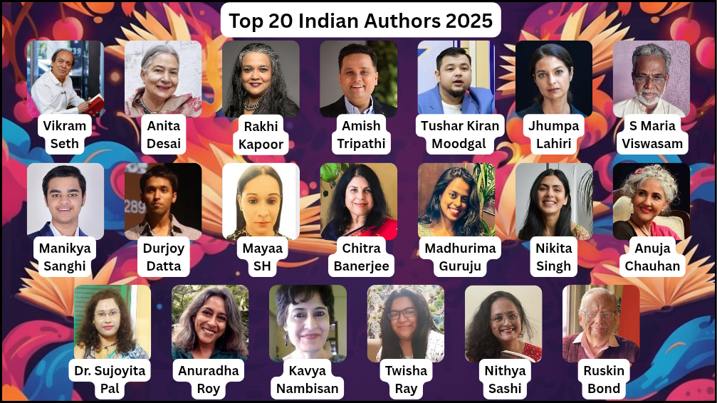Meet The Masters: Top 20 Indian Authors Dominating 2025's Literary Scene