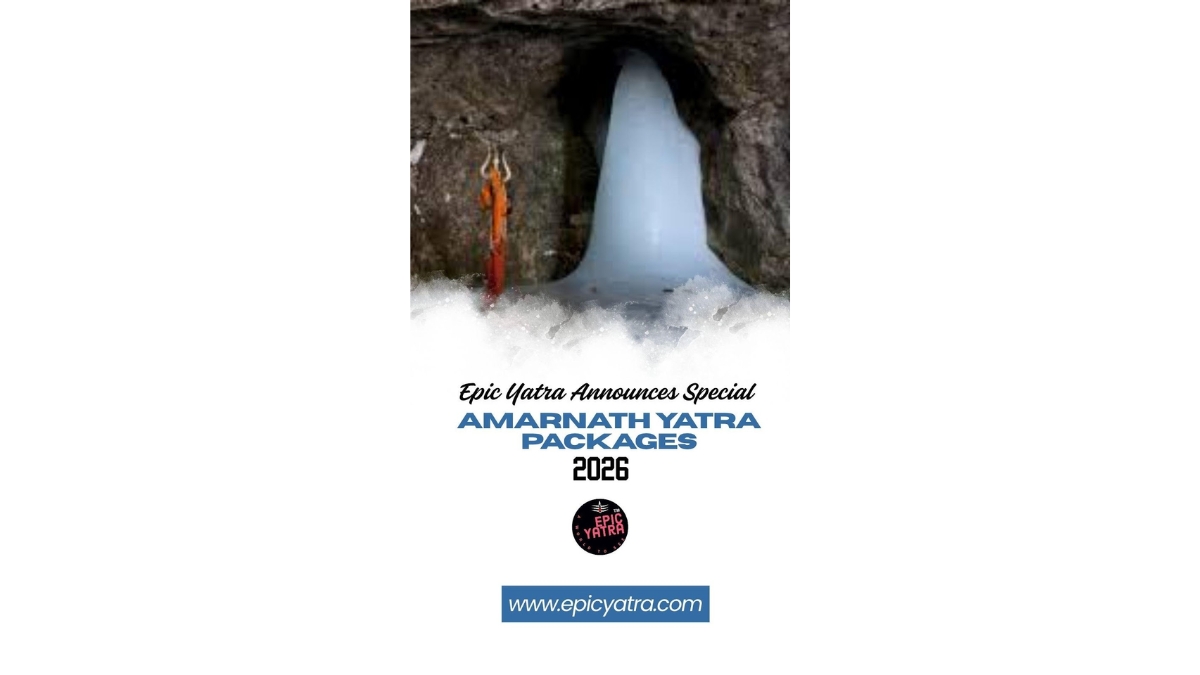 Epic Yatra Announces Special Amarnath Yatra Packages 2026 – A Divine Journey into the Heart of the Himalayas