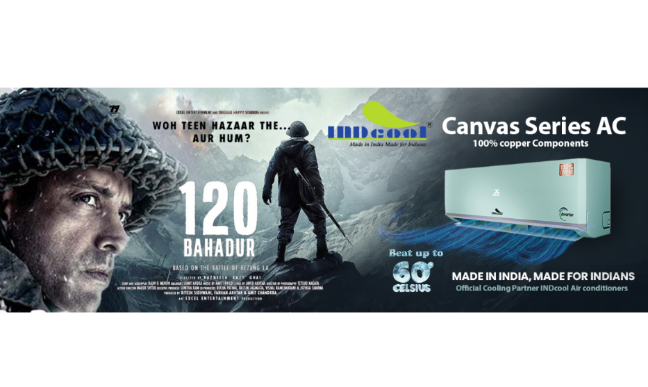 Standing Strong with India: INDcool Partners the Power-Packed Release of 120 Bahadur