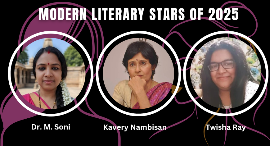 Why Dr. M. Soni, Kavery Nambisan, And Twisha Ray Are The Three Modern Literary Stars Of 2025
