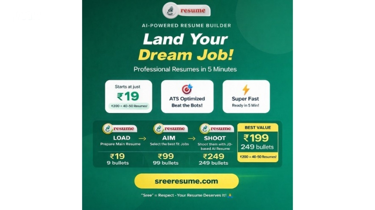 The 'Sree Resume' Promise: Honouring the Past and Empowering the Future of Indians for Rs 19