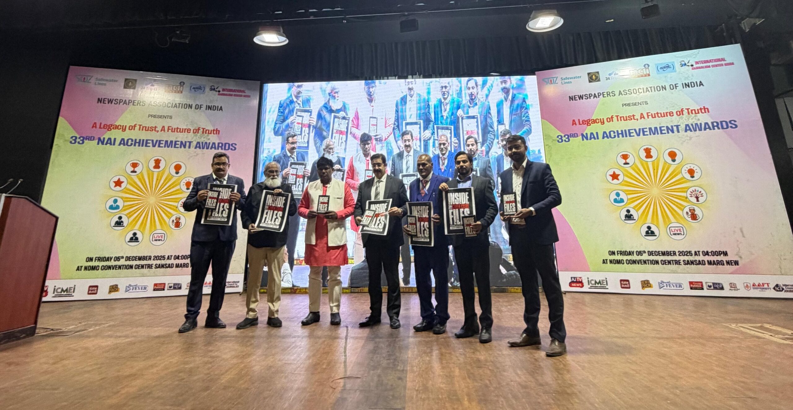 Arya Tyagi and Rajesh Dandotiya Launch Cyber Security Book ‘Inside the Cyber Crime Files’ at Delhi