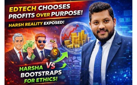 The EdTech Bubble Is Breaking: Here’s Why Most Startups Are Chasing Profits Over Purpose (And How Harsha Vardhan Edagotty Is Building It Differently)