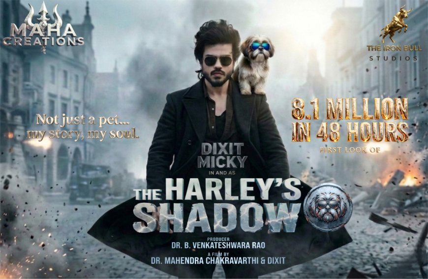 Dixit Micky Unveils Title and First Look of His New Project The Harley’s Shadow