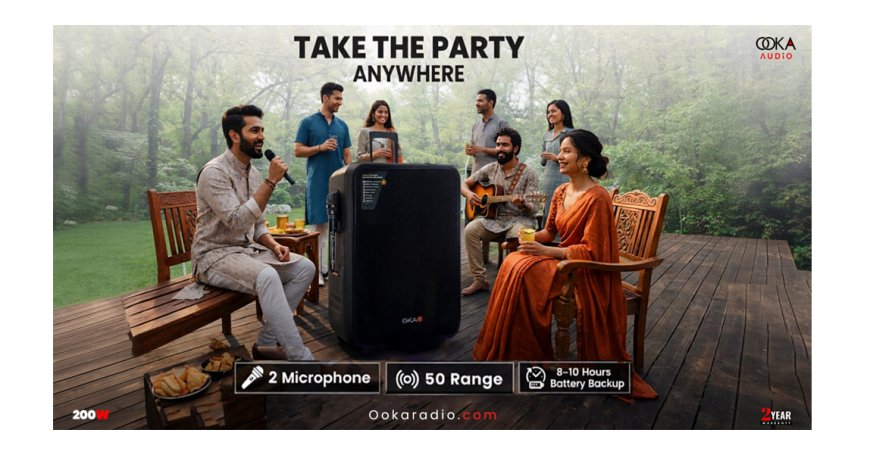 Ooka Audio DT 2 Trolley Speaker: The Ultimate Portable Sound Solution