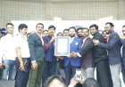 JR International Taekwondo Academy and Vision Martial Arts Academy, with 1,212 Athletes Set Guinness World Record at Gachibowli Stadium