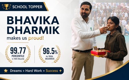 Bhavika Dharmik Emerges as School Topper with 99.77 Percentile in SSC Board Exams 2025–26