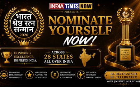 High Authority Award: Bharat Shreshtha Ratna Sanman 2026 by India Times Now Set to Open Nominations for India’s Emerging and Inspiring Achievers