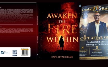 Capt. Aftab Shams Announces Global Release of Inspirational Book *Awaken the Fire Within