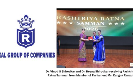 Goa Entrepreneur & Philanthropist Dr. Vinod G. Shirodkar Honoured with Prestigious ‘Rashtriya Samman’ at Bharat Mandapam, New Delhi