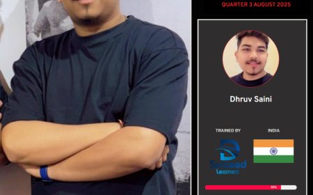Dhruv Saini Makes India Proud by Securing 2nd Position in Global CEH Leaderboard (Quarter 3 – August 2025)