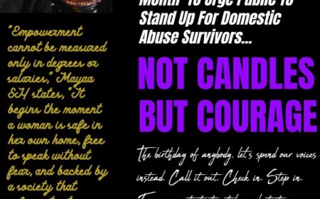 "Not Candles But Courage": Mayaa SH Dedicates Her Birthday Month To Urge Public To Stand Up For Domestic Abuse Survivors...