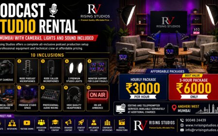 Mumbai’s Affordable Podcast Studio with 3 Sony Cameras and Pro Equipment