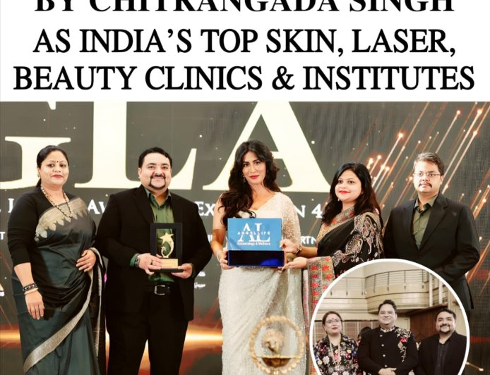 AngelLife Honored by Chitrangada Singh as India’s Top Skin, Laser, Hair & Beauty Clinics and Institutes