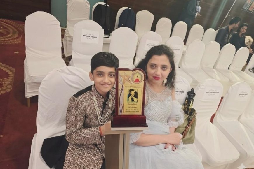 TGP Little Star Icon Tanmay Singh Felicitated with Prestigious Accolades for Being a Rising TGP Star