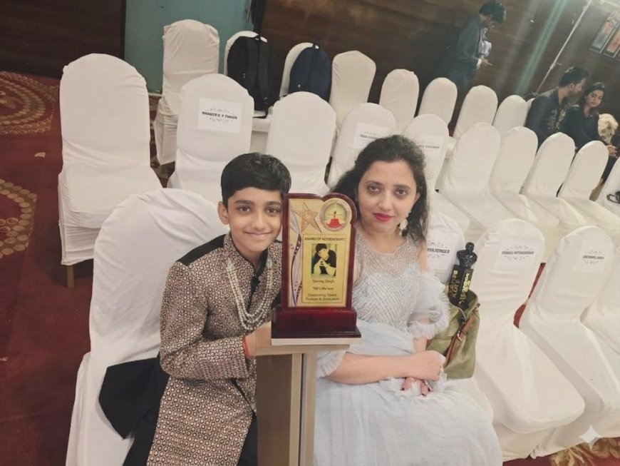 TGP Little Star Icon Tanmay Singh Felicitated with Prestigious Accolades for Being a Rising TGP Star