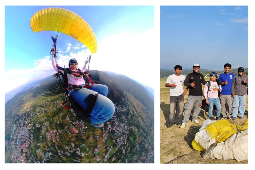 Young Adventure Star Saesha Mangesh Raut, Aged 9 Years, Achieves Solo Paragliding Success