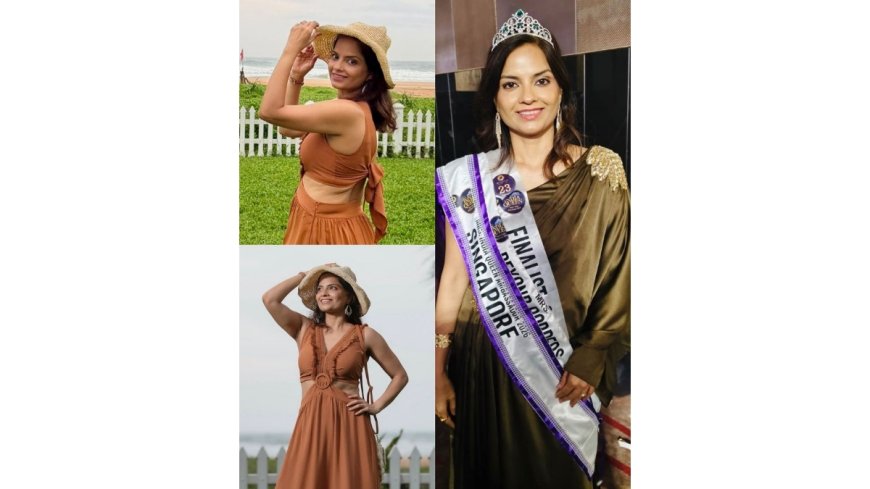 Saloni Gaba Wins Mrs. Beyond Borders & Mrs. Brand Ambassador – Singapore at Mrs. India Queen 2026
