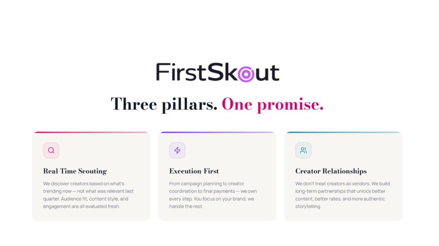 FirstSkout Focuses on Long-Term Influencer Partnerships as Creator Economy Grows