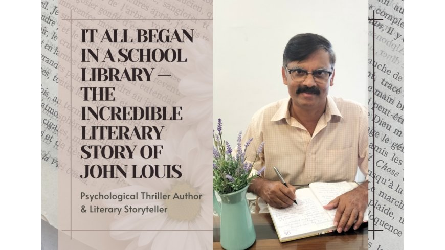 It All Began In A School Library: The Incredible Literary Story Of John Louis