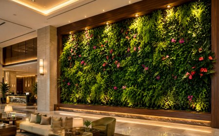 Transform Empty Walls with Artificial Vertical Gardens and Landscaping Solutions