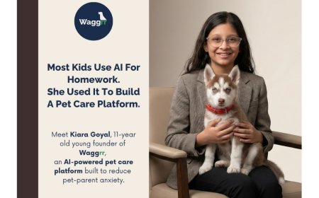 11-Year-Old Agra Student Helps Build AI-Powered Pet Care Platform Waggrr