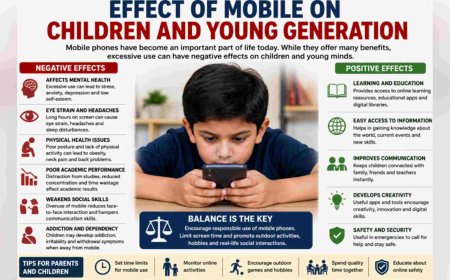 Effect of Mobile Phones on Children and the Young Generation