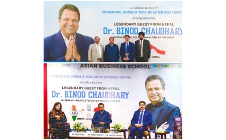 Dr. Binod Chaudhary Shares Global Success Mantra at Asian Business School, Noida